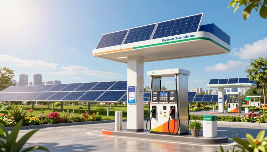 solar for petrol pump
